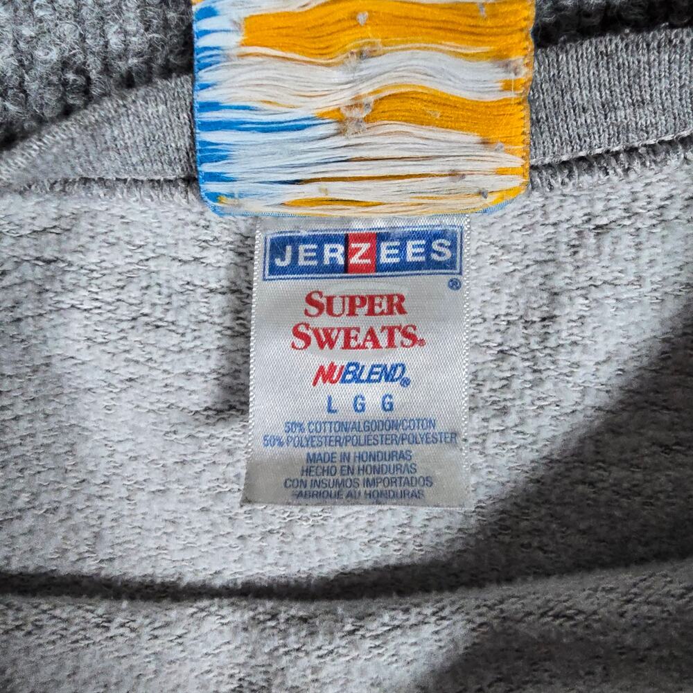 UCLA Bruin Basic Threads Men's Crew Neck Sweater - Script Print - Gray - Large - Picture 12 of 16